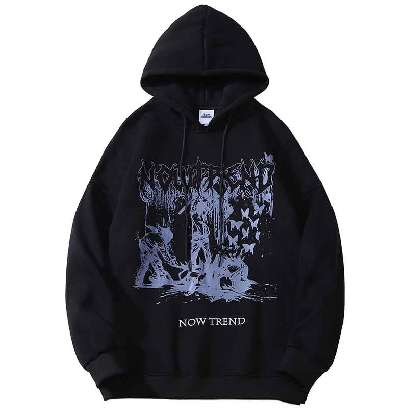 "Life Starts Now" Unisex Men Women Streetwear Graphic Hoodie Daulet Apparel