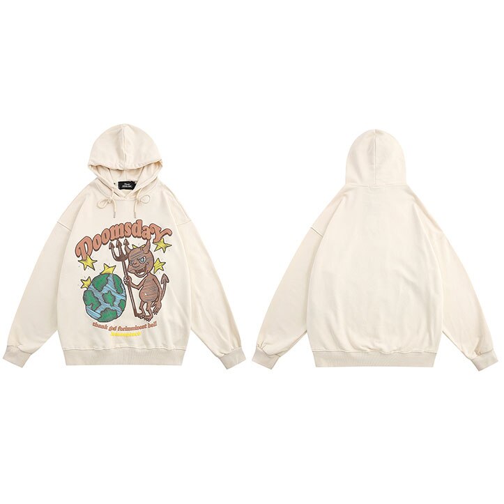 "Bloody Sunday" Unisex Men Women Streetwear Graphic Hoodie Daulet Apparel