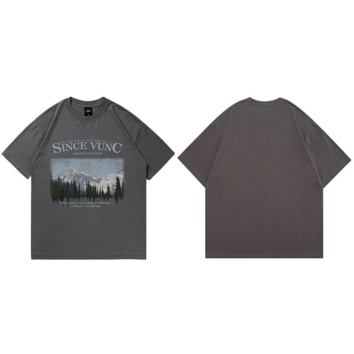 "Since Then" Unisex Men Women Streetwear Graphic T-Shirt Daulet Apparel