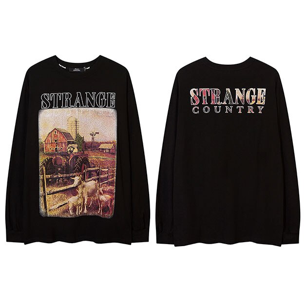 "Farm Boy" Unisex Men Women Streetwear Graphic Sweatshirt Daulet Apparel