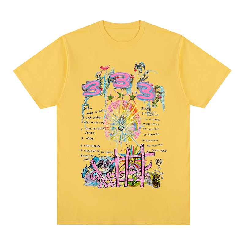 "Into The Lights" Unisex Men Women Streetwear Graphic T-Shirt Daulet Apparel