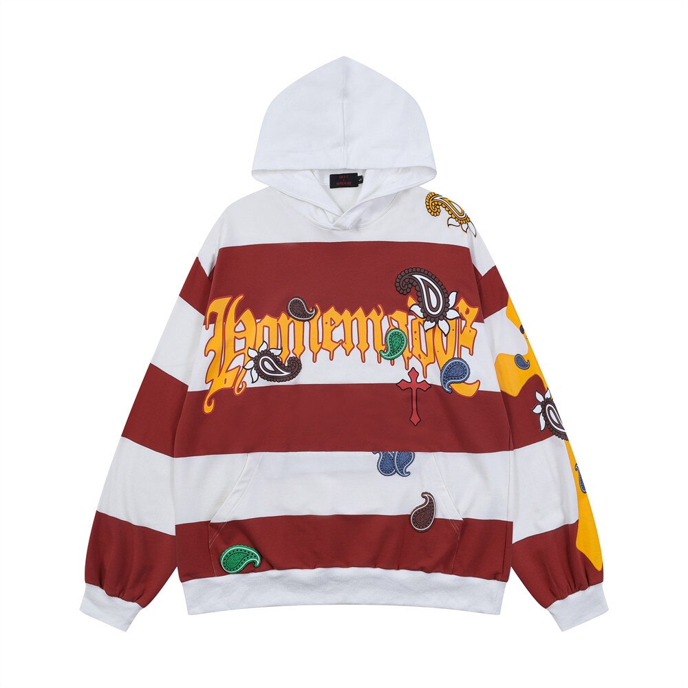 "Red Written" Unisex Men Women Streetwear Graphic Hoodie Daulet Apparel