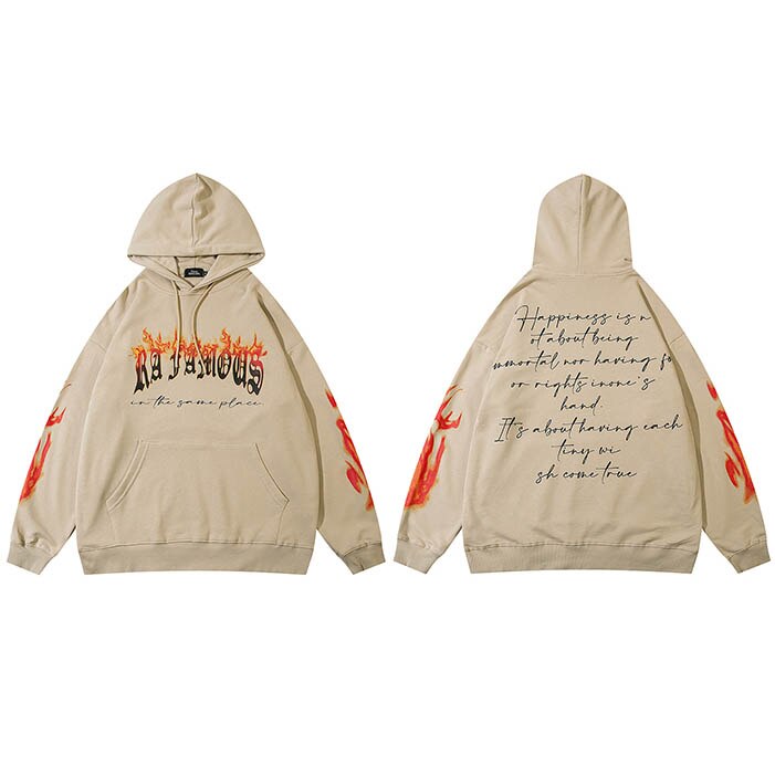 "Righteous" Unisex Men Women Streetwear Graphic Hoodie Daulet Apparel