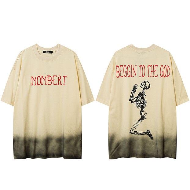 "White Caps" Unisex Men Women Streetwear Graphic T-Shirt Daulet Apparel