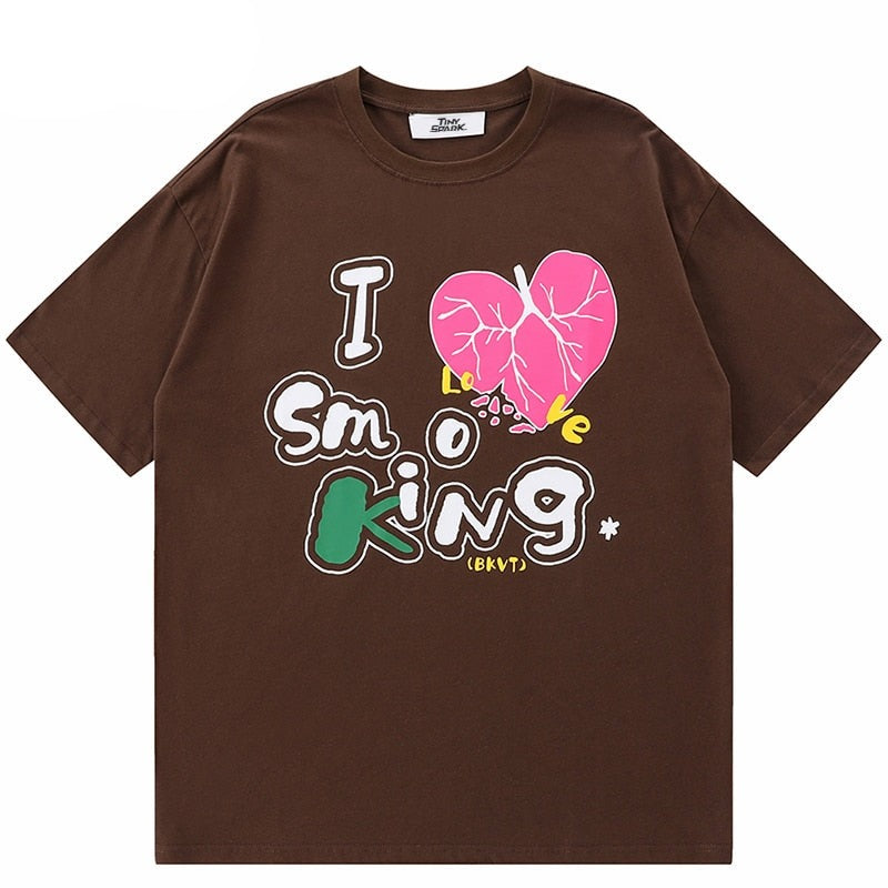 "The King" Unisex Men Women Streetwear Graphic T-Shirt Daulet Apparel