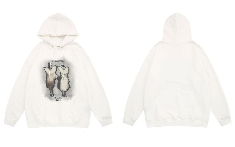 "Caught In Action" Unisex Men Women Streetwear Graphic Hoodie Daulet Apparel