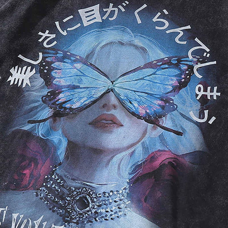 "Colour Blind" Unisex Men Women Streetwear Graphic T-Shirt Daulet Apparel