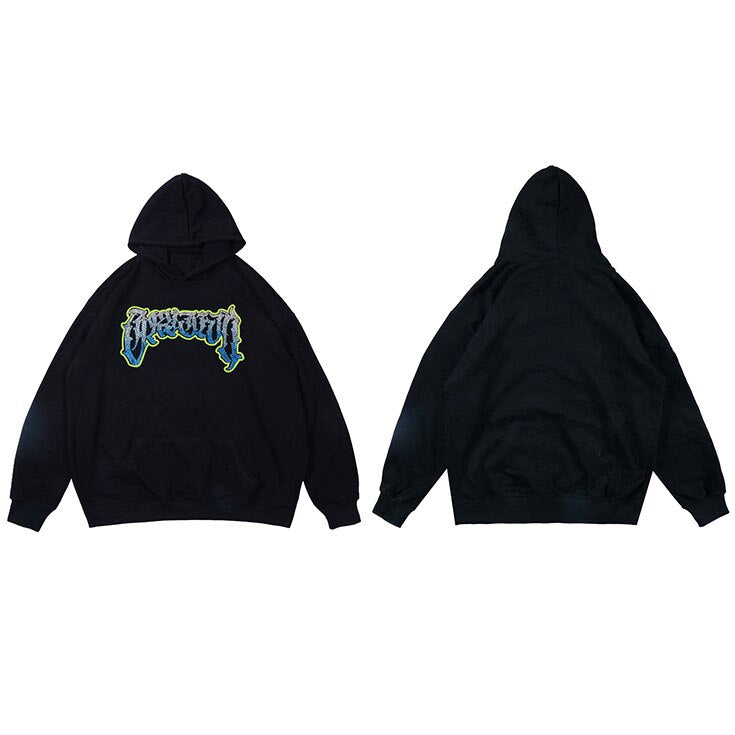 "Theme Park" Unisex Men Women Streetwear Graphic Hoodie Daulet Apparel