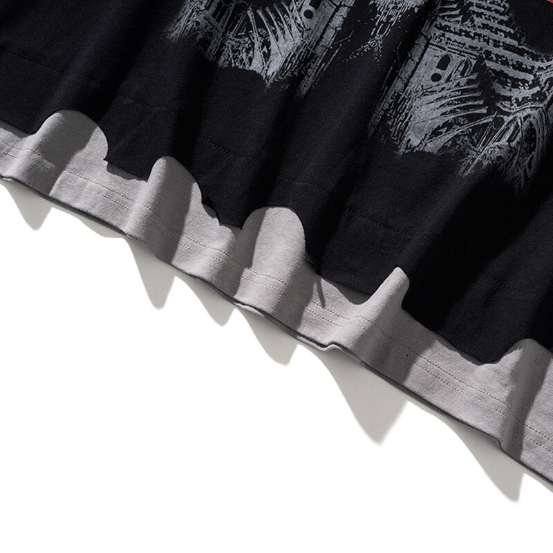 "Old English" Unisex Men Women Streetwear Graphic T-Shirt Daulet Apparel