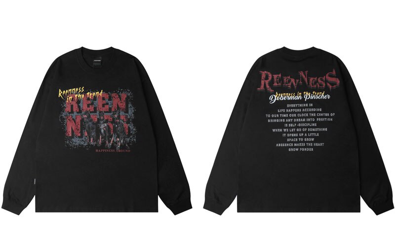 "Left Alone" Unisex Men Women Streetwear Graphic Sweatshirt Daulet Apparel