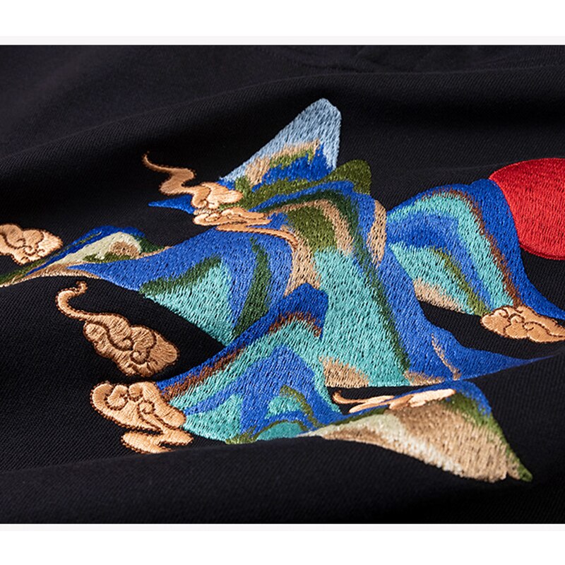 "Mountain Climb" Unisex Men Women Streetwear Graphic Hoodie Daulet Apparel