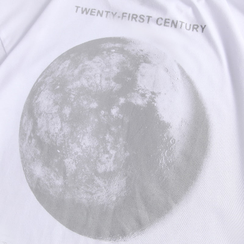 "Moon Light" Unisex Men Women Streetwear Graphic T-Shirt Daulet Apparel