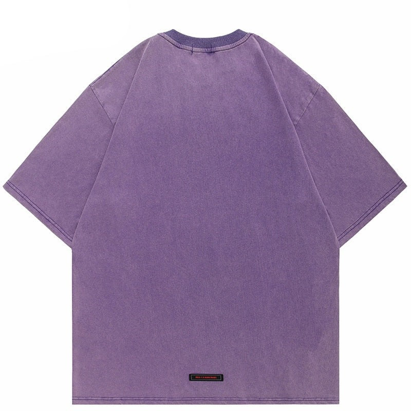 "Snake Skeleton" Unisex Men Women Streetwear Graphic T-Shirt Daulet Apparel