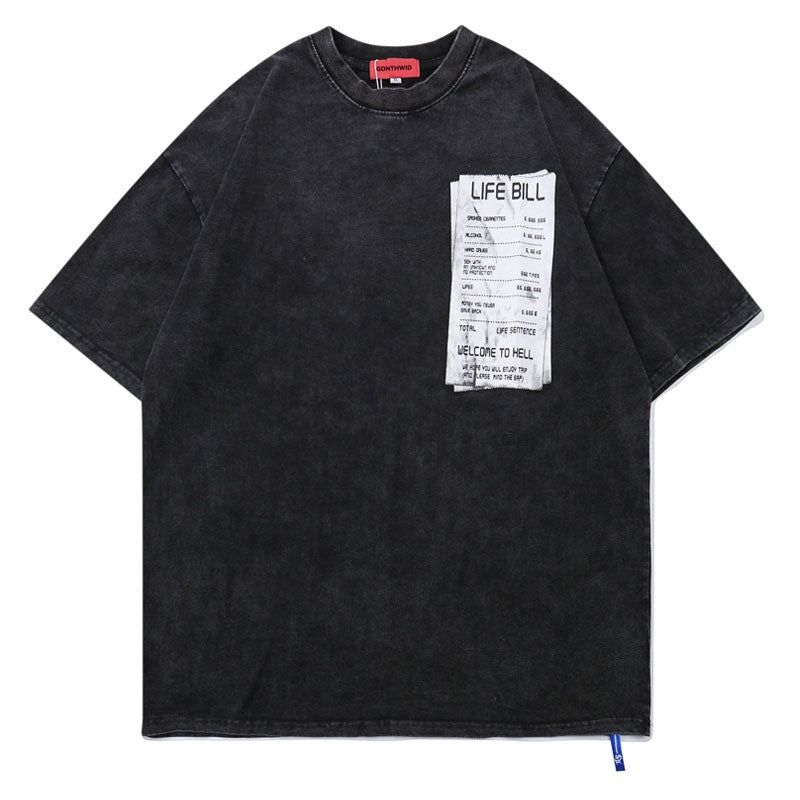 "Punishment" Unisex Men Women Streetwear Graphic T-Shirt Daulet Apparel