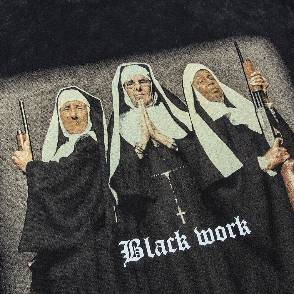 "Washed Away" Unisex Men Women Streetwear Graphic Sweatshirt Daulet Apparel