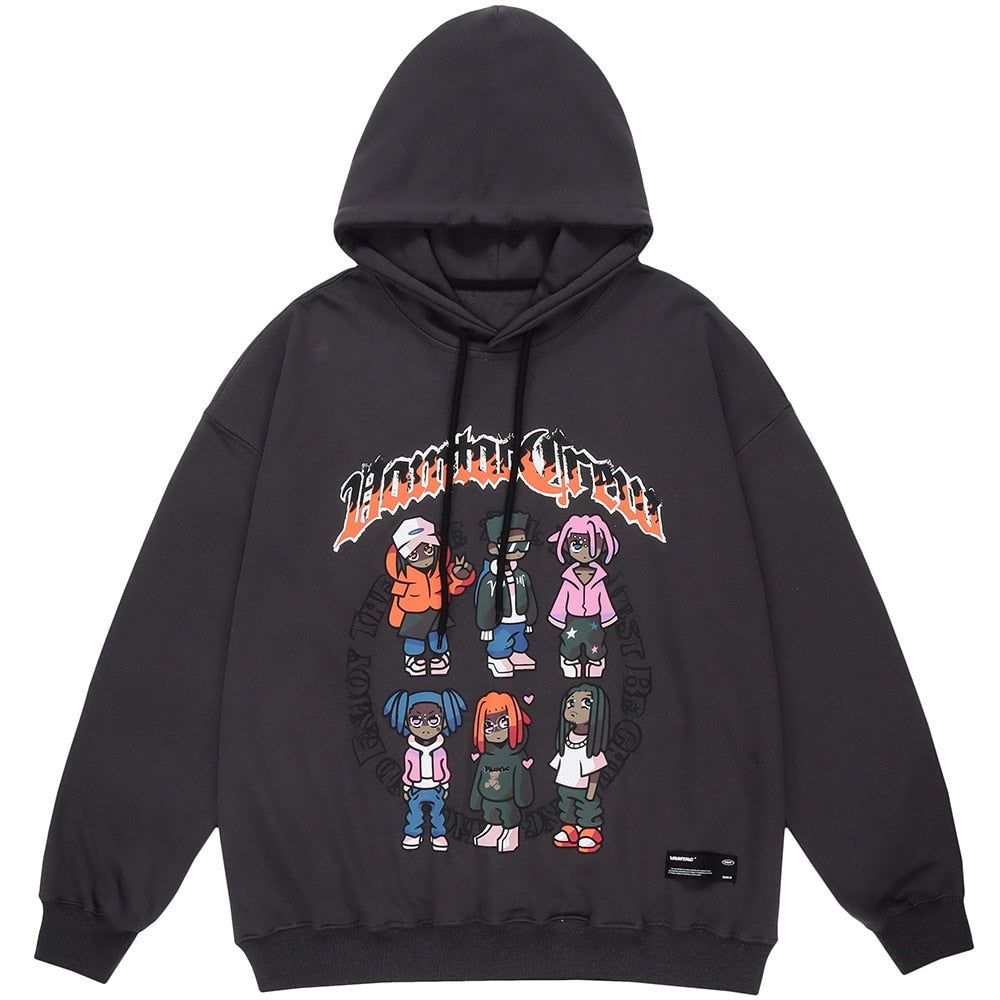 "Blue Dye" Unisex Men Women Streetwear Graphic Hoodie Daulet Apparel