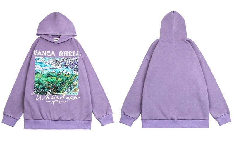 "Real Life" Unisex Men Women Streetwear Graphic Hoodie Daulet Apparel