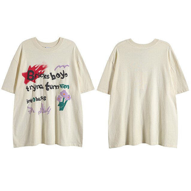 "Brick Boys" Unisex Men Women Streetwear Graphic T-Shirt Daulet Apparel