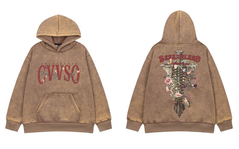 "Broken Back" Unisex Men Women Streetwear Graphic Hoodie Daulet Apparel