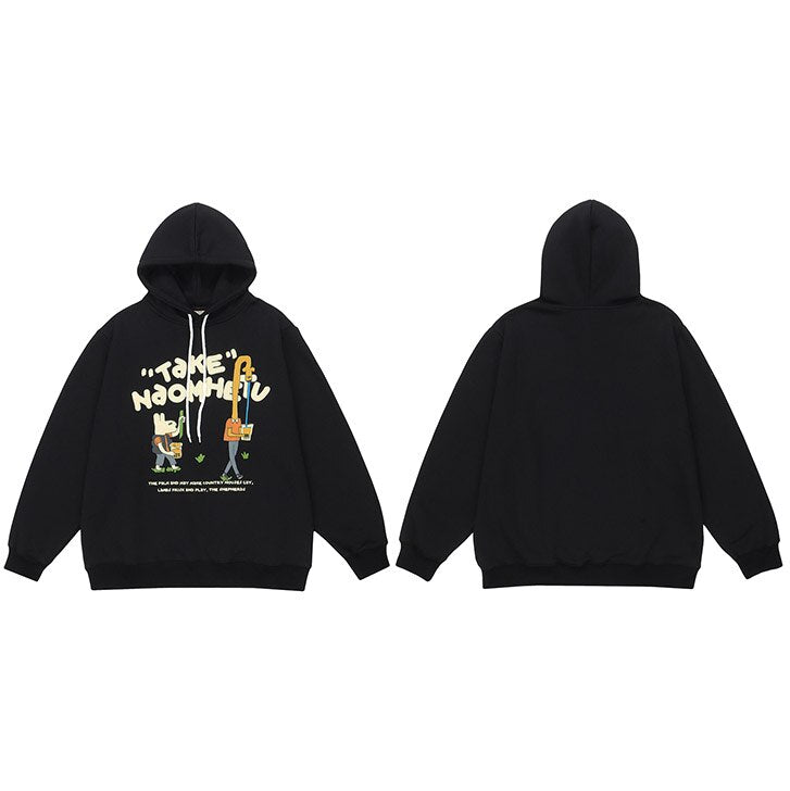 "Stuck In The Chamber" Unisex Men Women Streetwear Graphic Hoodie Daulet Apparel