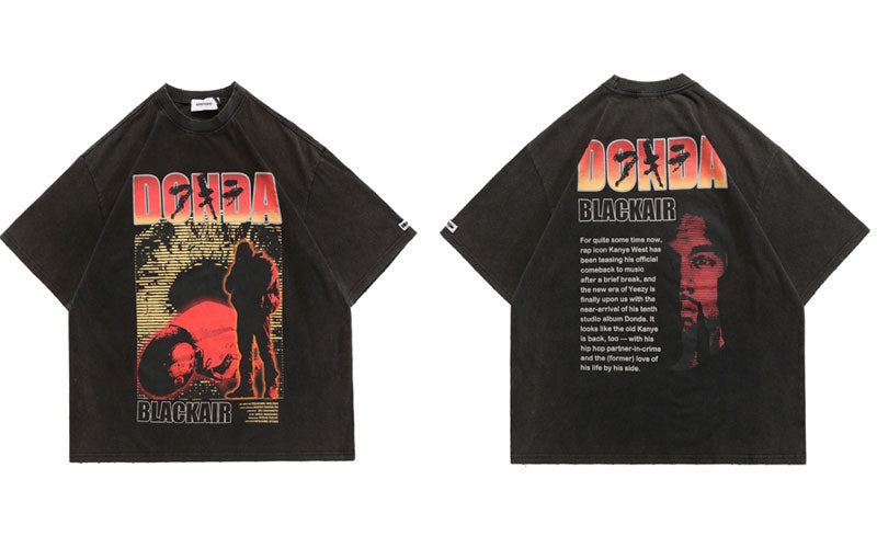 "Donda" Men Women Streetwear Unisex Graphic T-Shirt Daulet Apparel