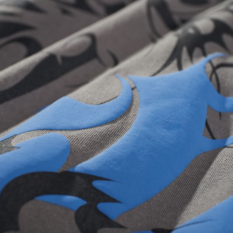 "Bankroll" Unisex Men Women Streetwear Graphic Sweatshirt Daulet Apparel