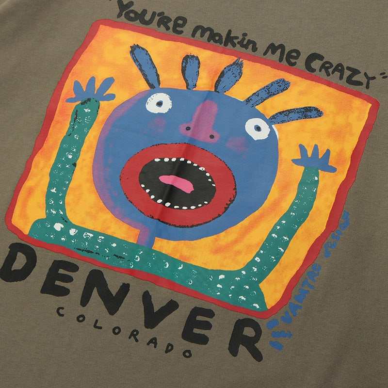 "Denver" Unisex Men Women Streetwear Graphic T-Shirt Daulet Apparel