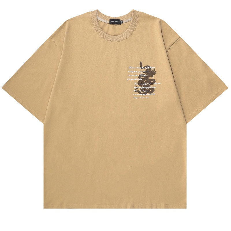 "Jungle Fever" Unisex Men Women Streetwear Graphic T-Shirt Daulet Apparel