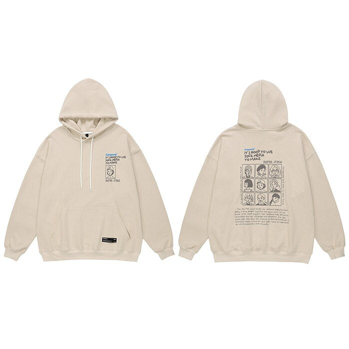 "Cold Calling" Unisex Men Women Streetwear Graphic Hoodie Daulet Apparel