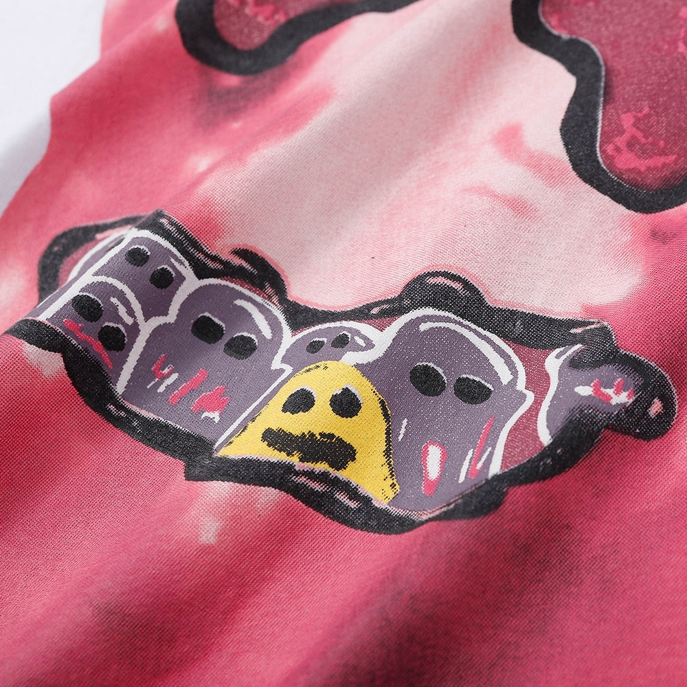 "Candy Heart" Men Women Streetwear Unisex Graphic T-Shirt Daulet Apparel