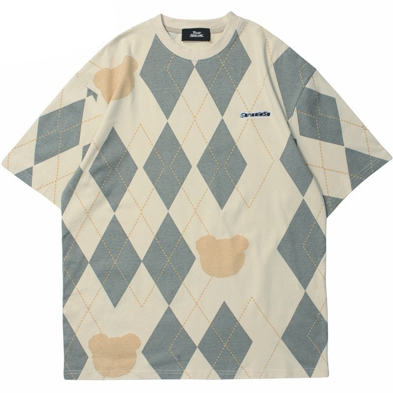 "Pyramid" Unisex Men Women Streetwear Graphic T-Shirt Daulet Apparel