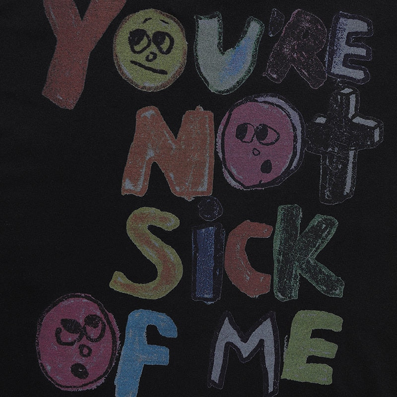 "No More Hope" Unisex Men Women Streetwear Graphic T-Shirt Daulet Apparel