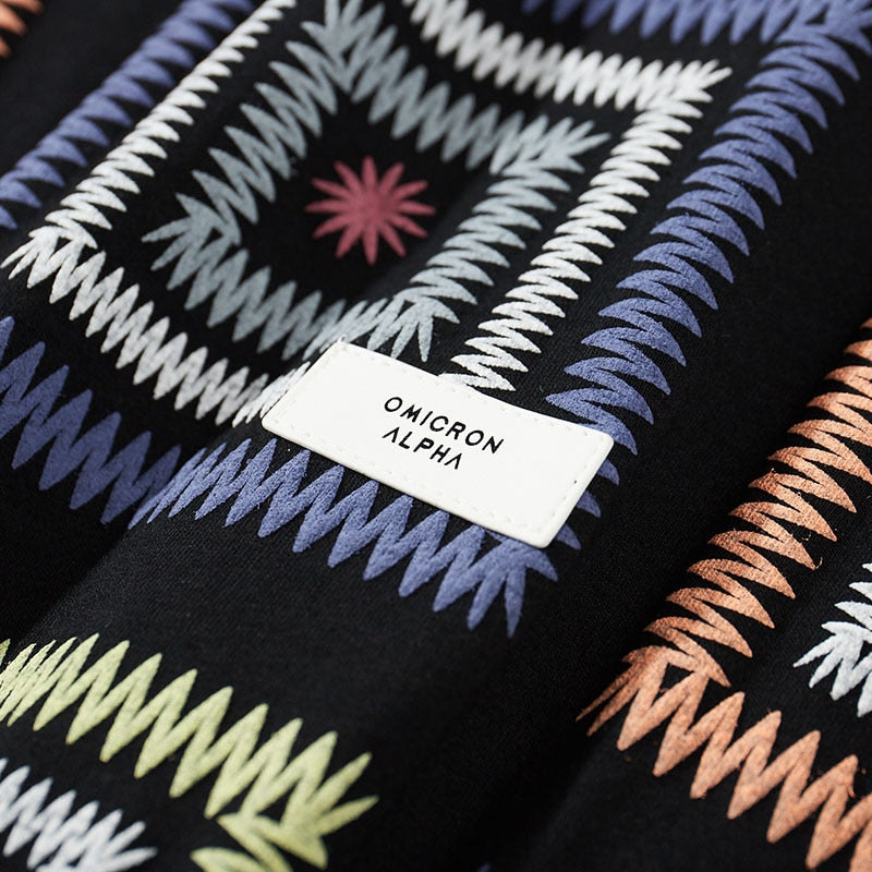 "Square Dance" Unisex Men Women Streetwear Graphic T-Shirt Daulet Apparel