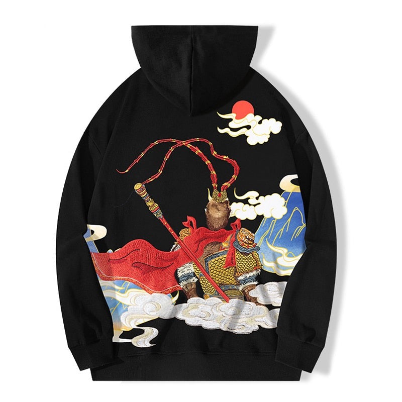 "Winter Wave" Unisex Men Women Streetwear Graphic Hoodie Daulet Apparel