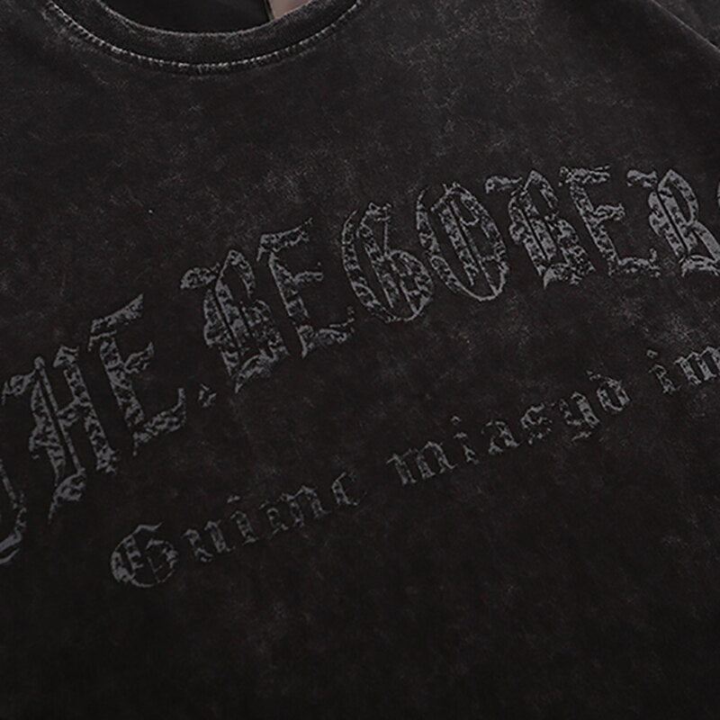 "Written In Stone" Unisex Men Women Streetwear Graphic T-Shirt Daulet Apparel