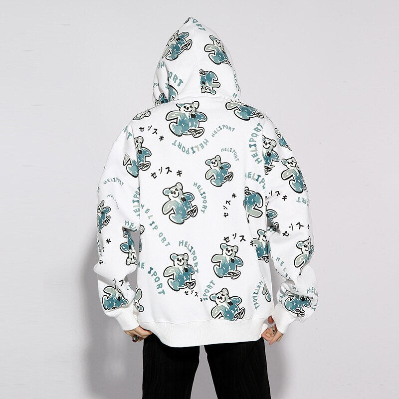 "Twin Flame" Unisex Men Women Streetwear Graphic Hoodie Daulet Apparel