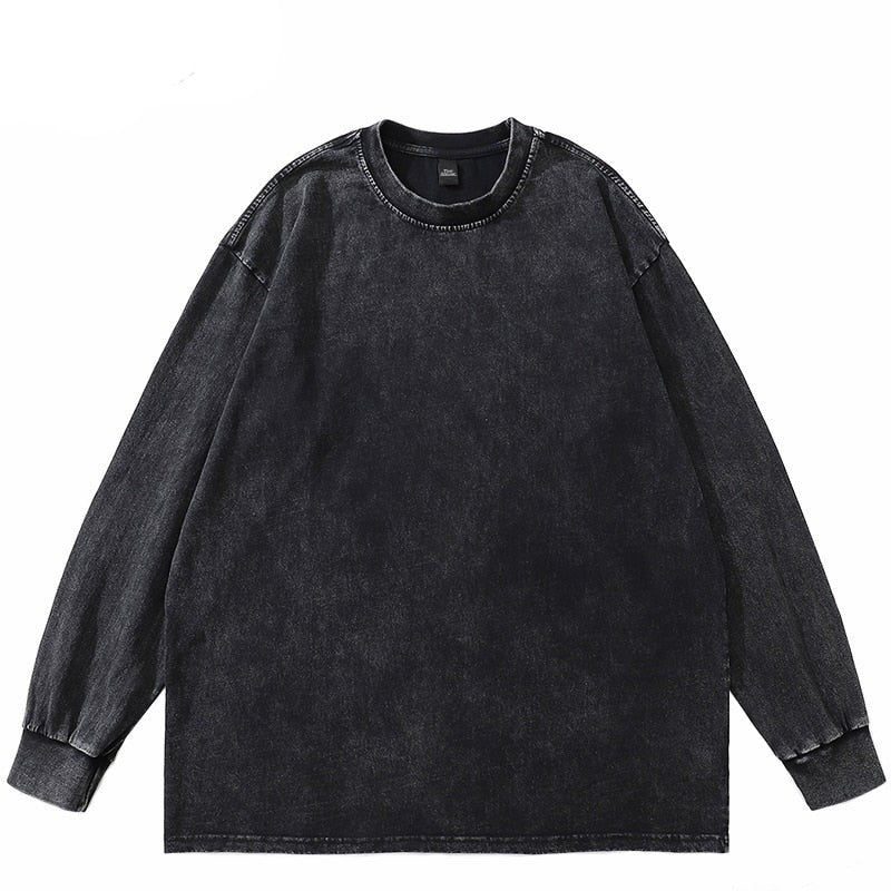 "Washed Away" Unisex Men Women Streetwear Graphic Sweatshirt Daulet Apparel