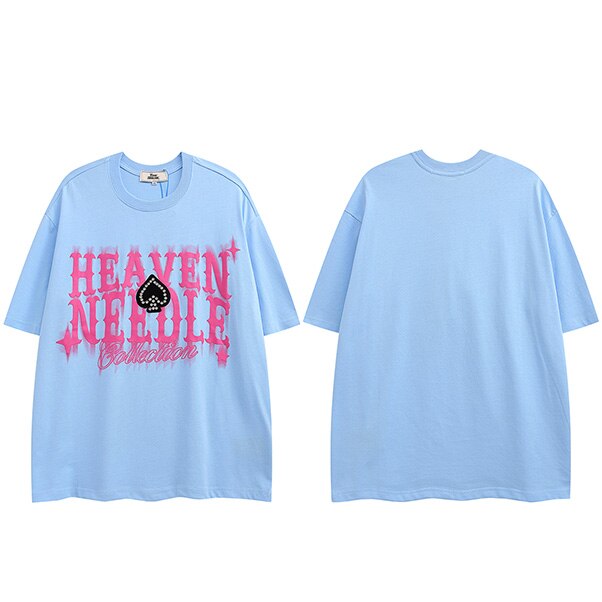 "Heaven Knows" Unisex Men Women Streetwear Graphic T-Shirt Daulet Apparel