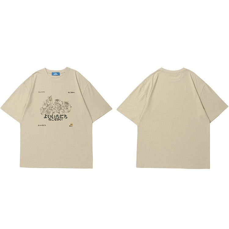 "Family Get Together" Unisex Men Women Streetwear Graphic T-Shirt Daulet Apparel