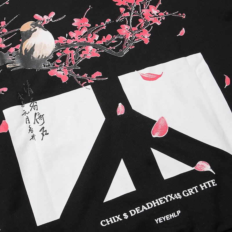 "Flying Away Forever" Unisex Men Women Streetwear Graphic Hoodie Daulet Apparel