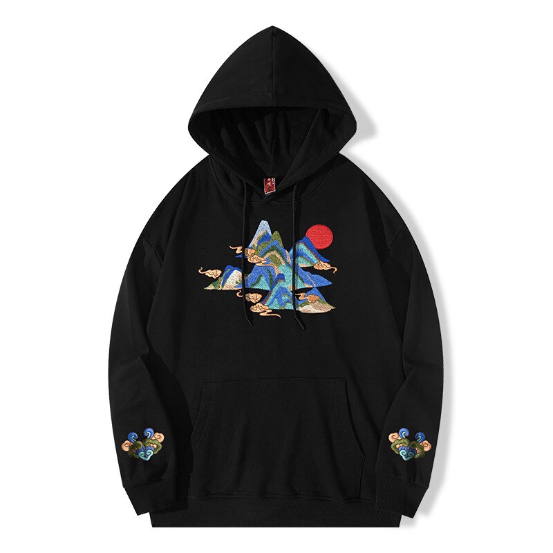 "Mountain Climb" Unisex Men Women Streetwear Graphic Hoodie Daulet Apparel