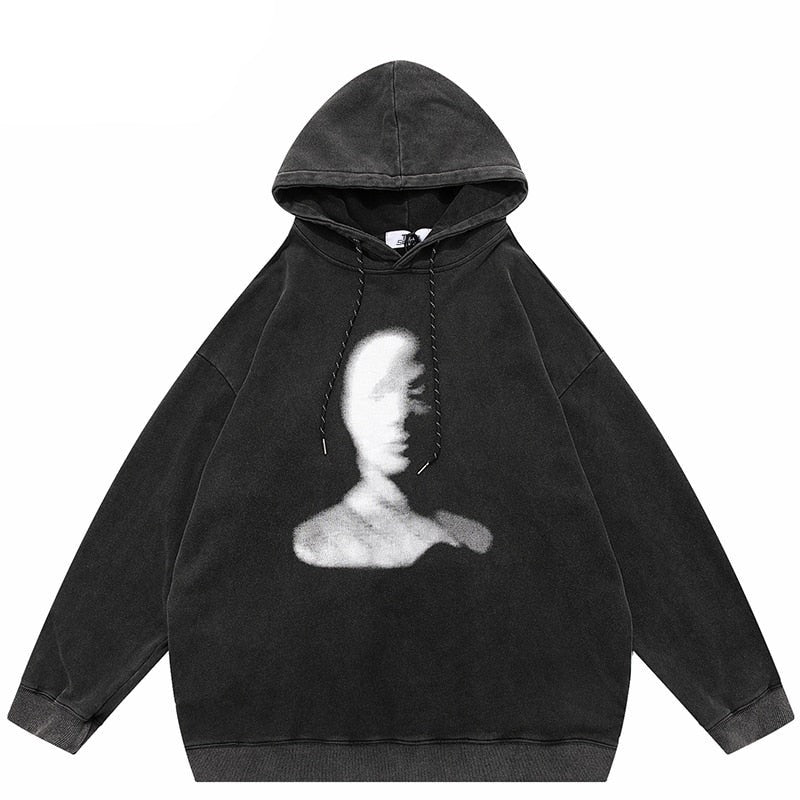 "Look Both Ways" Unisex Men Women Streetwear Graphic Hoodie Daulet Apparel