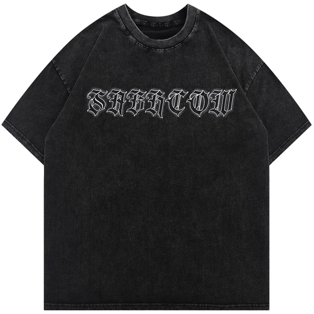 "Black Night" Unisex Men Women Streetwear Graphic T-Shirt Daulet Apparel