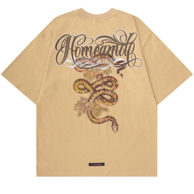 "Jungle Fever" Unisex Men Women Streetwear Graphic T-Shirt Daulet Apparel