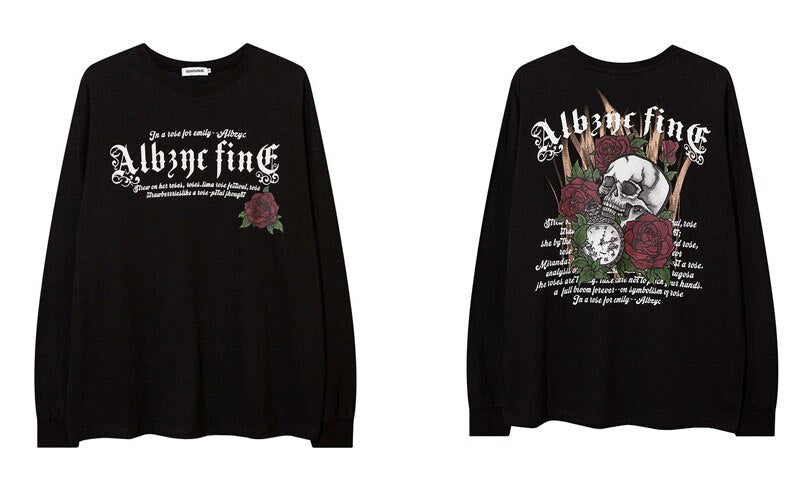 "On Fire" Unisex Men Women Streetwear Graphic Sweatshirt Daulet Apparel