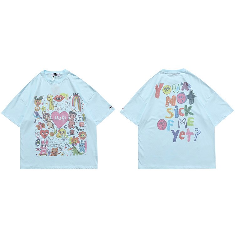 "Hope" Unisex Men Women Streetwear Graphic T-Shirt Daulet Apparel