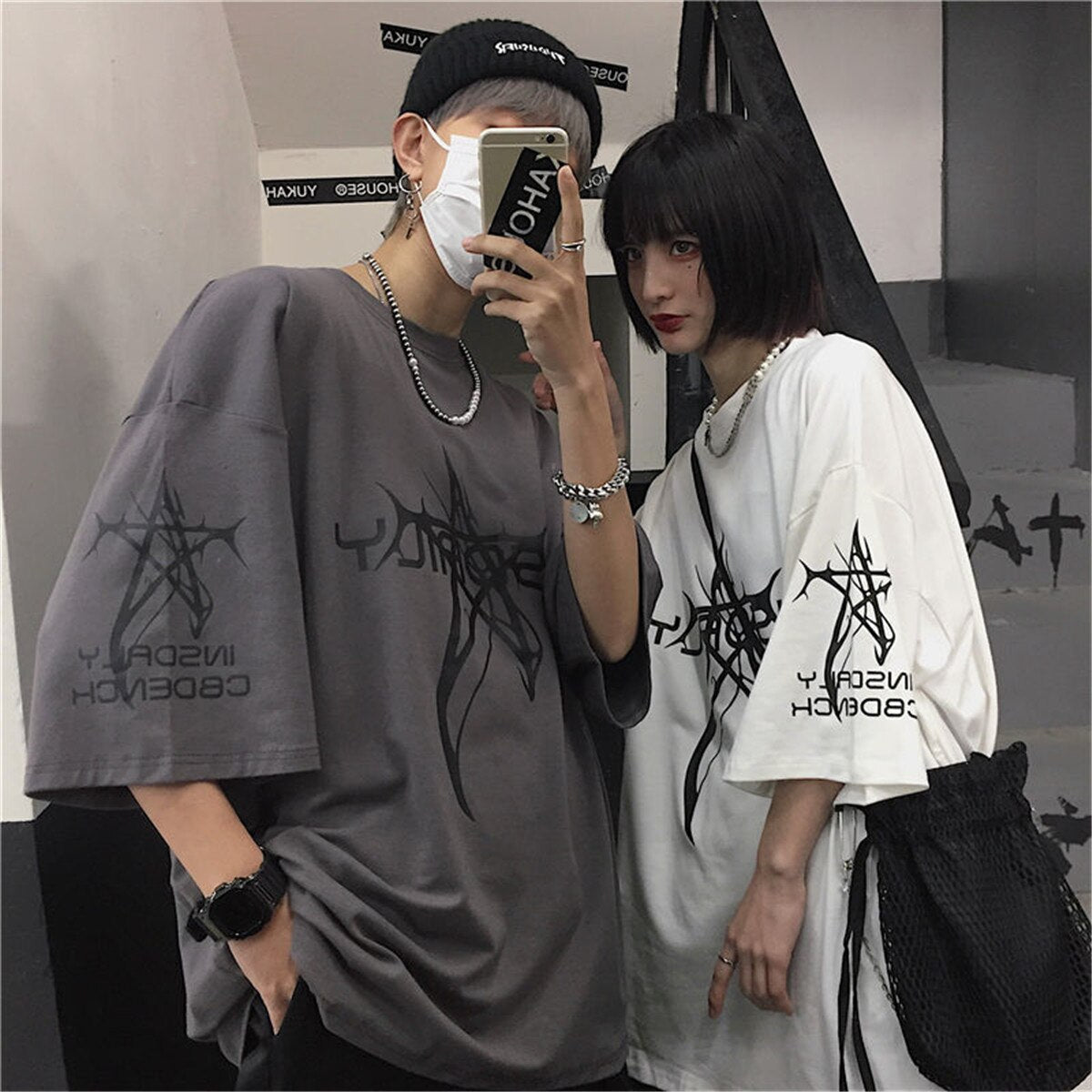 "Zimmi" Unisex Men Women Streetwear Graphic T-Shirt Daulet Apparel