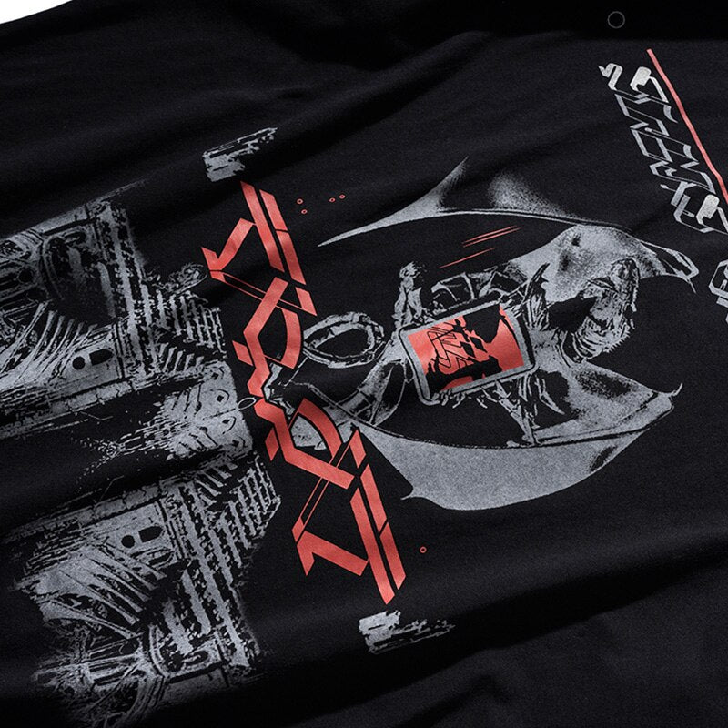 "Old English" Unisex Men Women Streetwear Graphic T-Shirt Daulet Apparel