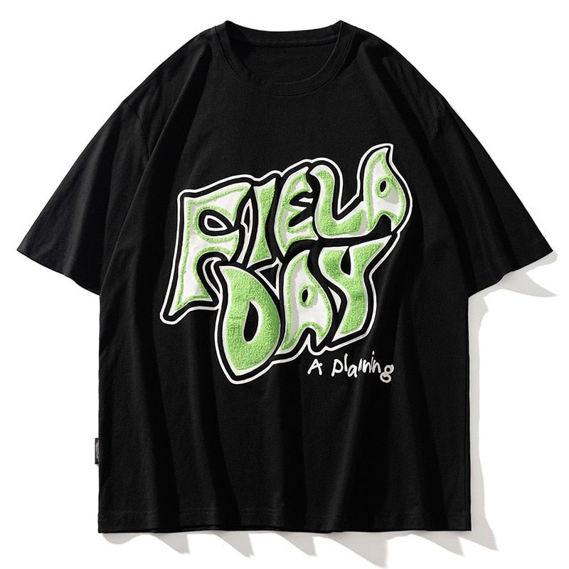 "Training Day" Unisex Men Women Streetwear Graphic T-Shirt Daulet Apparel