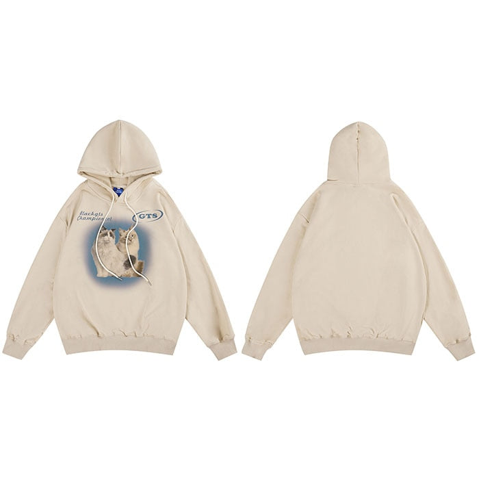 "Best Friends" Unisex Men Women Streetwear Graphic Hoodie Daulet Apparel